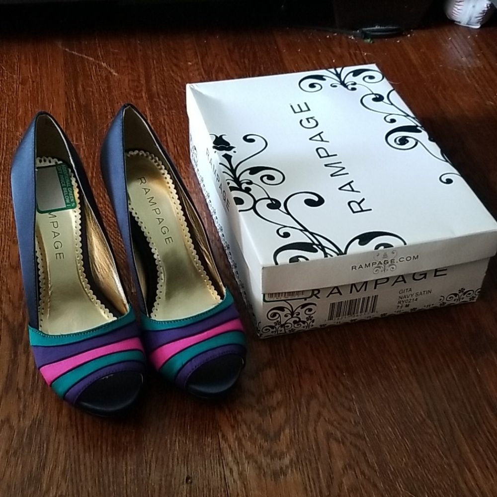 Rampage colorful heels